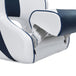 Buy Seamanship Captain Bucket Boat Seats Flip Up Bolster Swivel 15cm Padding Blue discounted | Products On Sale Australia