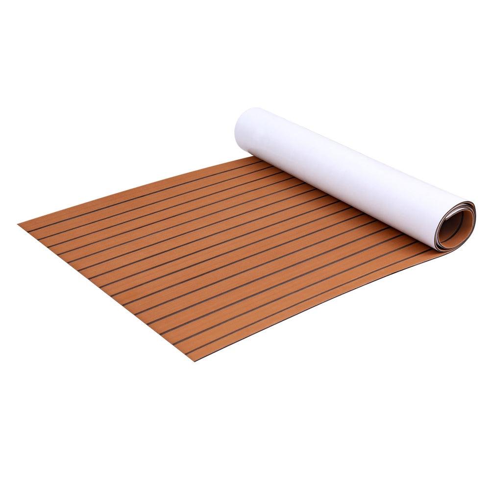 Buy Seamanship EVA Foam Boat Flooring Mat Decking Sheet 240x90x0.6cm Dark Brown discounted | Products On Sale Australia