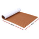 Buy Seamanship EVA Foam Boat Flooring Mat Decking Sheet 240x90x0.6cm Dark Brown discounted | Products On Sale Australia