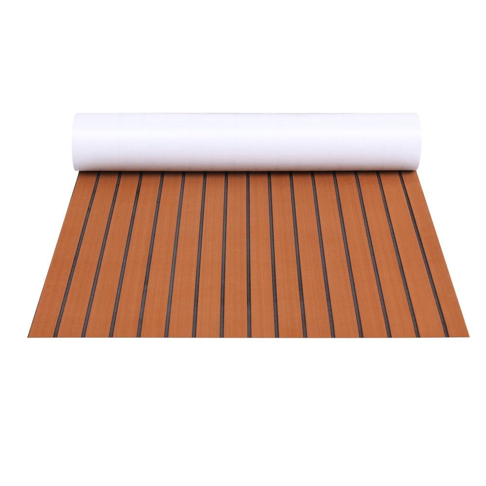 Buy Seamanship EVA Foam Boat Flooring Mat Decking Sheet 240x90x0.6cm Dark Brown discounted | Products On Sale Australia