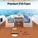 Buy Seamanship EVA Foam Boat Flooring Mat Decking Sheet 240x90x0.6cm Dark Brown discounted | Products On Sale Australia