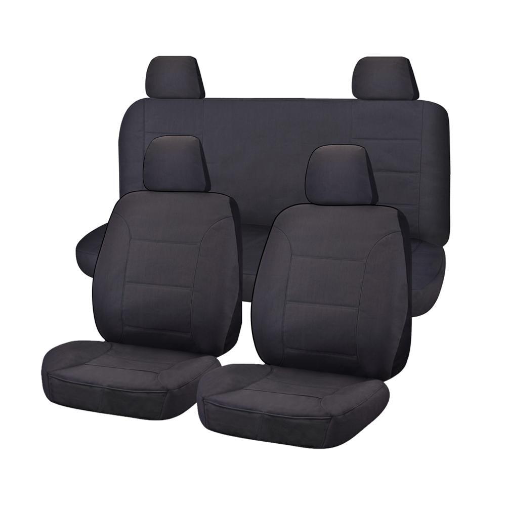 Buy Seat Covers for NISSAN NAVARA D23 SERIES 1-2 NP300 03/2015 - 10/2017 DUAL CAB FR CHARCOAL ALL TERRAIN discounted | Products On Sale Australia