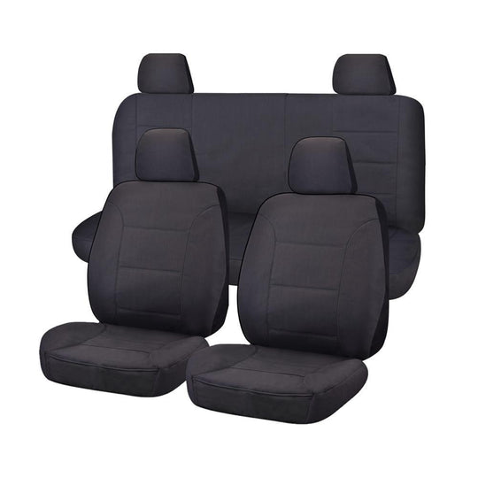 Buy Seat Covers for NISSAN NAVARA D40 01/2006 - 02/2015 DUAL CAB UTILITY FR CHARCOAL ALL TERRAIN discounted | Products On Sale Australia