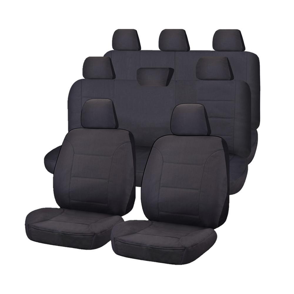 Buy Seat Covers for TOYOTA LANDCRUISER 200 SERIES GXL - 60TH ANNIVERSARY VDJ200R-UZJ200R-URJ202R 11/2008 - ON 4X4 SUV/WAGON 8 SEATERS FMR CHARCOAL ALL TERRAIN discounted | Products On Sale Australia