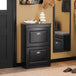 Buy Shoe Cabinet 2 Drawers Storage Cupboard Black discounted | Products On Sale Australia