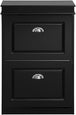 Buy Shoe Cabinet 2 Drawers Storage Cupboard Black discounted | Products On Sale Australia