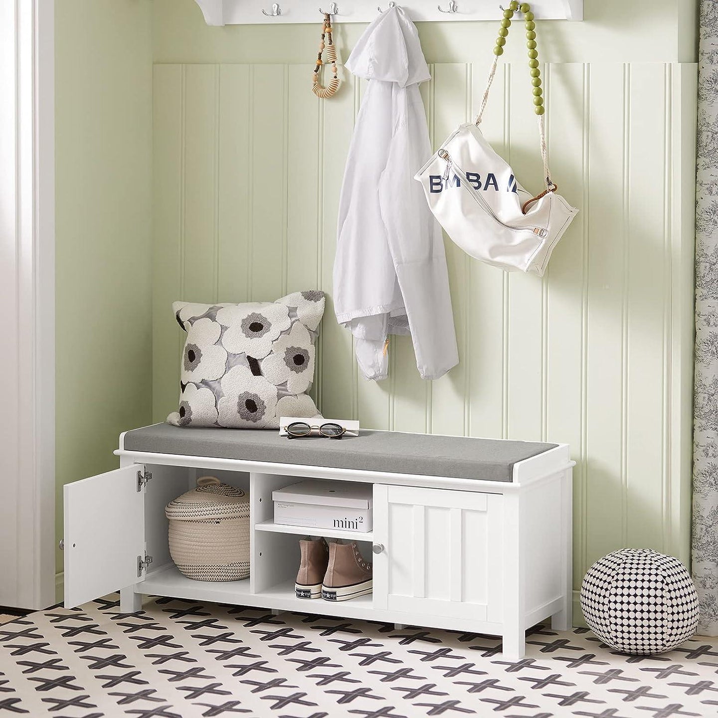 Buy Shoe Cabinet Bench, White discounted | Products On Sale Australia