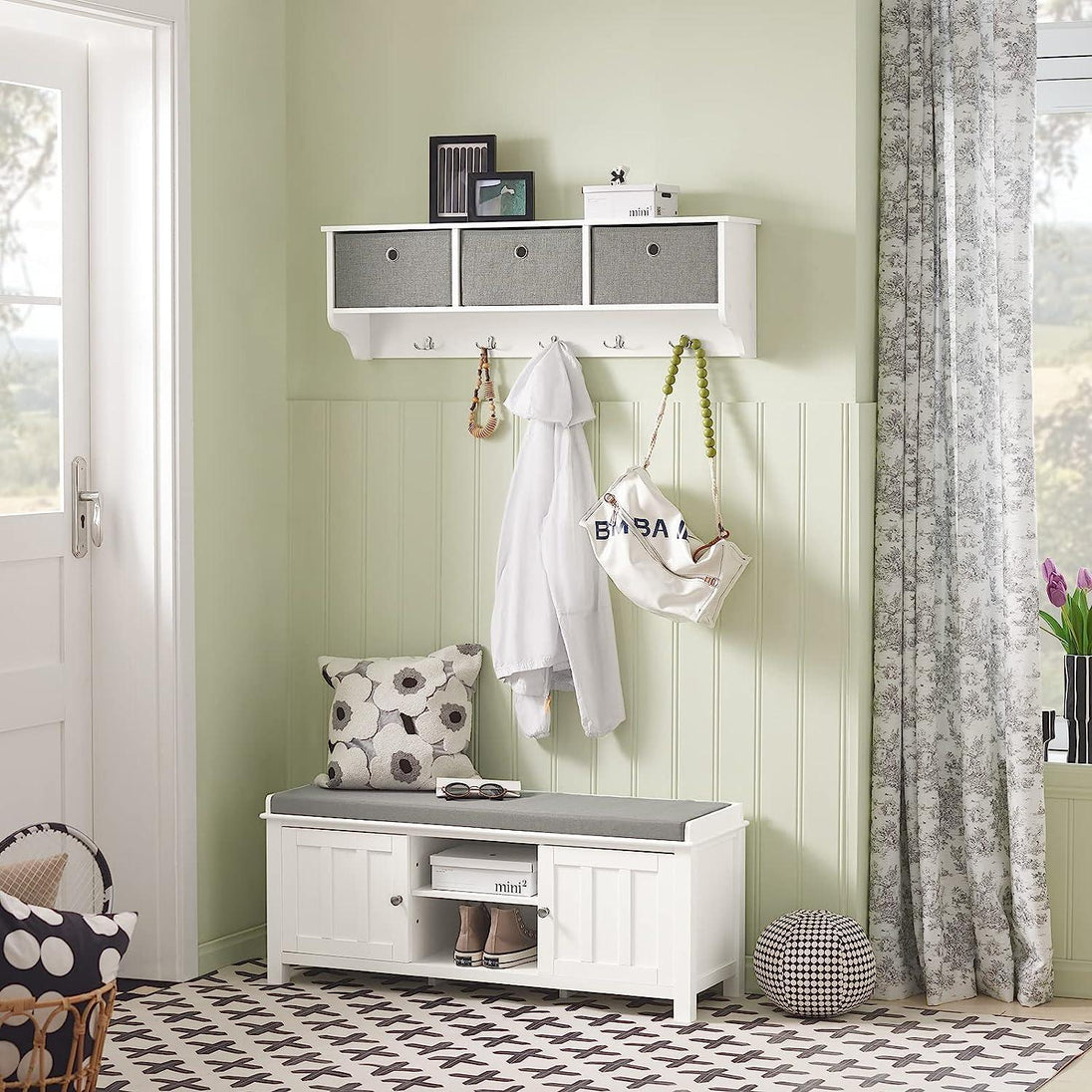 Buy Shoe Cabinet Bench, White discounted | Products On Sale Australia