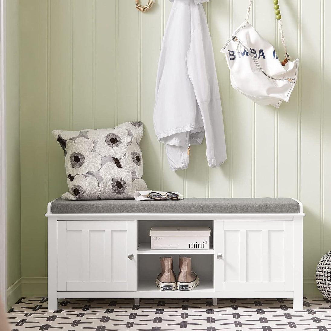 Buy Shoe Cabinet Bench, White discounted | Products On Sale Australia