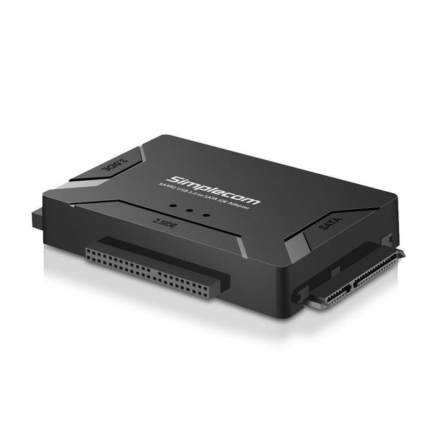 Buy Simplecom SA492 USB 3.0 to 2.5/3.5/5.25 inch SATA IDE Adapter with Power Supply discounted | Products On Sale Australia