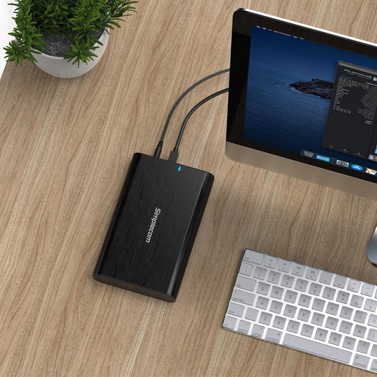 Buy Simplecom SE331 Aluminium 3.5'' SATA to USB-C External Hard Drive Enclosure USB 3.2 Gen1 5Gbps discounted | Products On Sale Australia