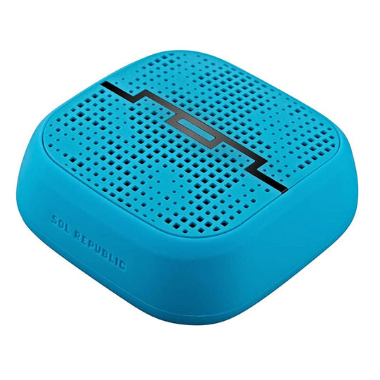 Buy SOL Republic 9cm Punk Portable Bike Pocket Shower Bluetooth Speaker/Aux Blue discounted | Products On Sale Australia