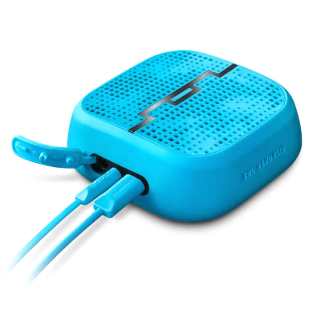 Buy SOL Republic 9cm Punk Portable Bike Pocket Shower Bluetooth Speaker/Aux Blue discounted | Products On Sale Australia