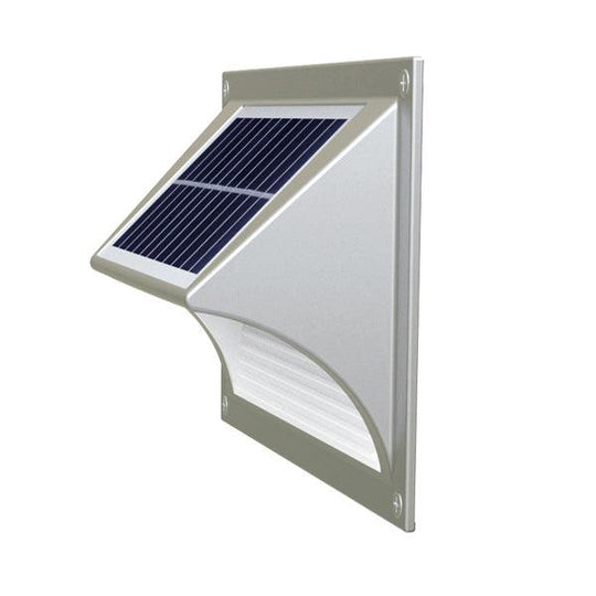 Buy Solar Step Light – Warm White with Silver Case discounted | Products On Sale Australia