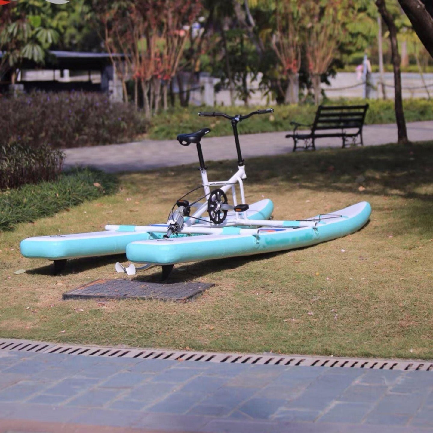 Buy SUP Water Bike Water Bikes with Paddle Board Portable Waterbike discounted | Products On Sale Australia
