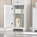 Buy Tall Bathroom Storage Cabinet 3 Shelves, White discounted | Products On Sale Australia