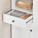 Buy Tall Bathroom Storage Cabinet 3 Shelves, White discounted | Products On Sale Australia