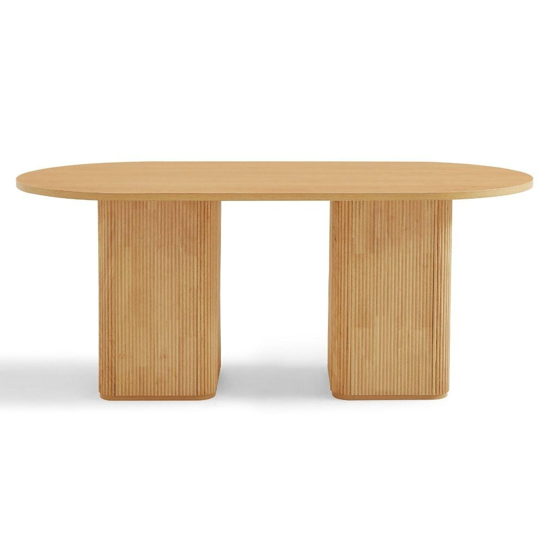 Buy Tate 6 Seater Column Dining Table in Natural discounted | Products On Sale Australia