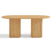 Buy Tate 6 Seater Column Dining Table in Natural discounted | Products On Sale Australia