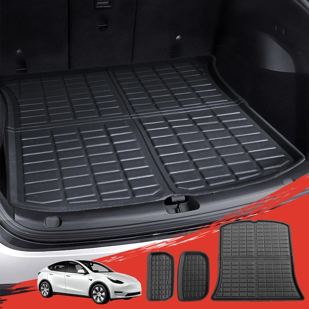 Buy Tesla Model Y 2021-2024 Rear Well Front Cargo Trunk Toolbox Boot Liner Floor Mat discounted | Products On Sale Australia