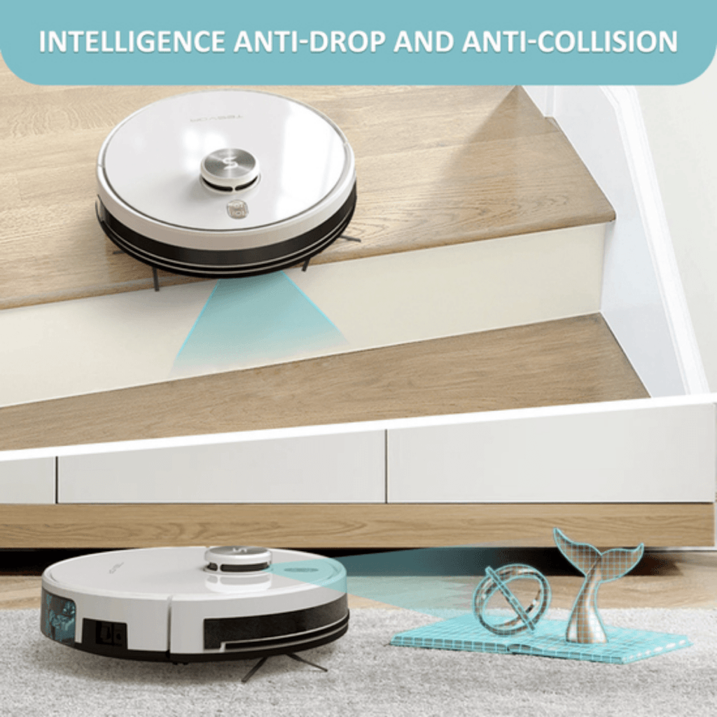 Buy Tesvor S6 Turbo Robot Vacuum Cleaner Mop With Laser Navigation 4000Pa discounted | Products On Sale Australia