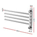 Buy Towel Rail Rack Holder 4 Bars Wall Mounted Stainless Steel Swivel Hanging Hook discounted | Products On Sale Australia