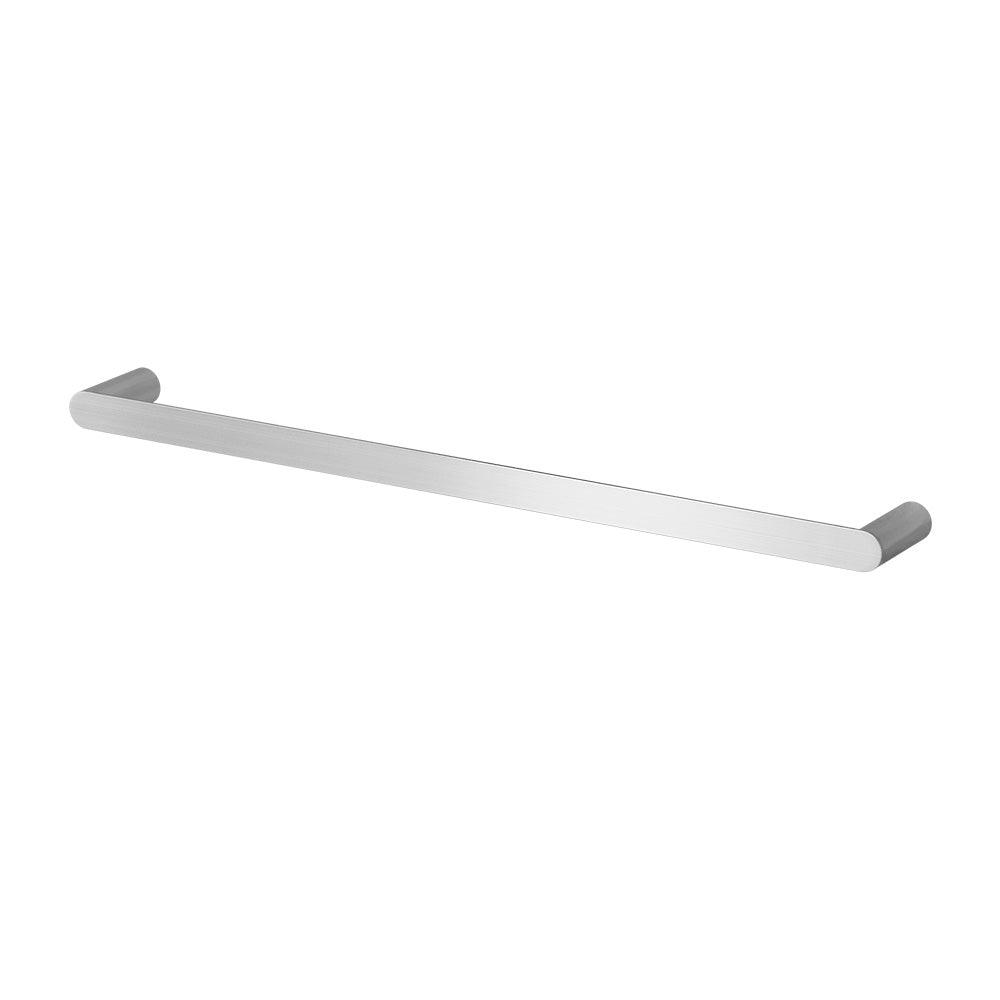 Buy Towel Rail Rack Holder Single 600mm Wall Mounted Stainless Steel Silver discounted | Products On Sale Australia