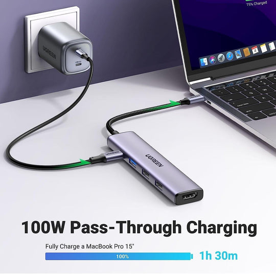 Buy UGREEN 15495 5-in-1 USB-C Hub with 4K HDMI discounted | Products On Sale Australia