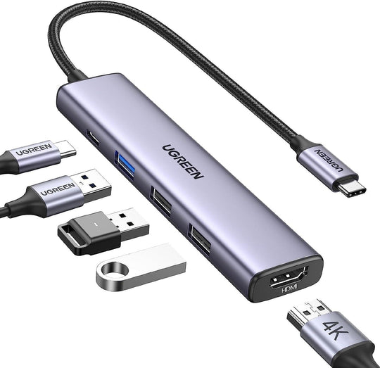 Buy UGREEN 15495 5-in-1 USB-C Hub with 4K HDMI discounted | Products On Sale Australia