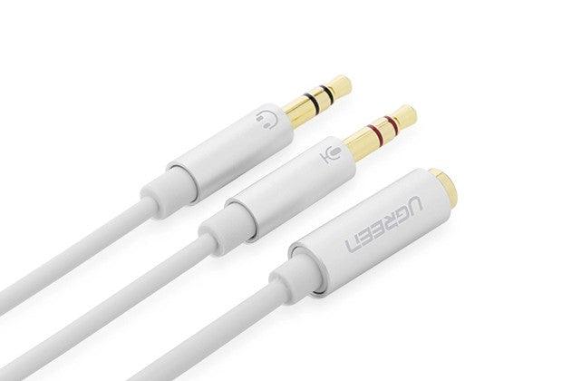 Buy UGREEN 3.5mm Female to 2mm male audio cable - White (20897) discounted | Products On Sale Australia