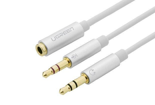 Buy UGREEN 3.5mm Female to 2mm male audio cable - White (20897) discounted | Products On Sale Australia