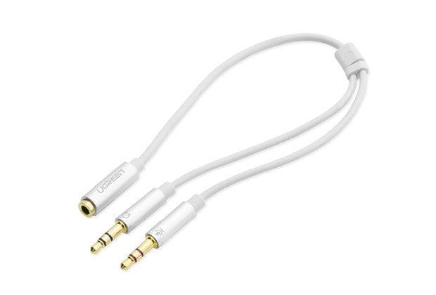 Buy UGREEN 3.5mm Female to 2mm male audio cable - White (20897) discounted | Products On Sale Australia