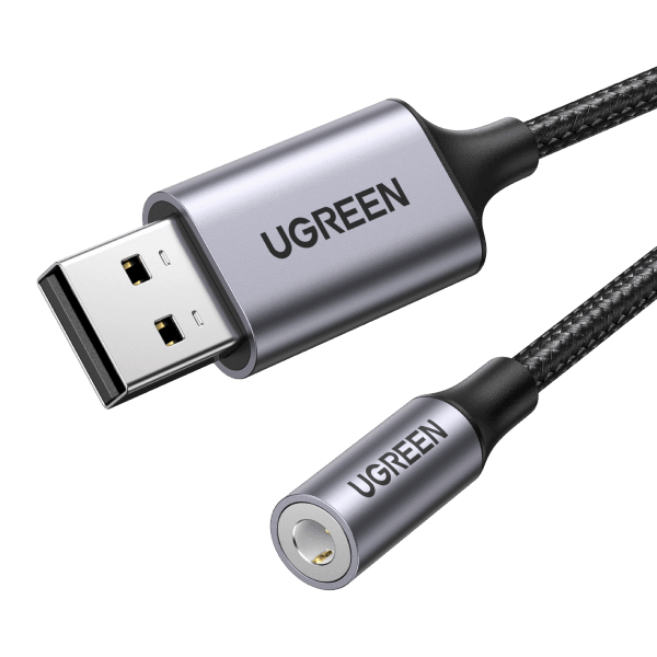 Buy UGREEN 30757 USB to 3.5mm Audio Jack Sound Card Adapter discounted | Products On Sale Australia