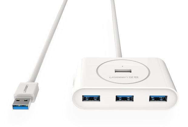 Buy UGREEN USB 3.0 4 Ports Hub White 1M (20283) discounted | Products On Sale Australia