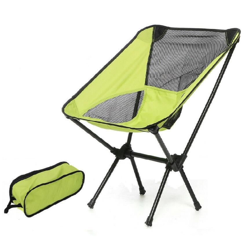 Buy Ultralight Aluminum Alloy Folding Camping Camp Chair Outdoor Hiking Patio Backpacking Blue discounted | Products On Sale Australia