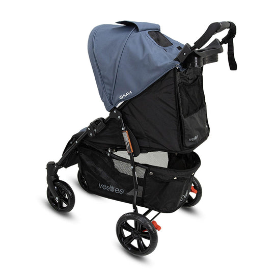 Buy Veebee Nav 4 Stroller Lightweight Pram For Newborns To Toddlers - Glacie discounted | Products On Sale Australia