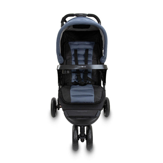 Buy Veebee Navigator Stroller 3-wheel Pram For Newborns To Toddlers - Glacier discounted | Products On Sale Australia