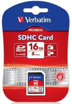 Buy VERBATIM SDHC 16GB (Class 10) Up to 45MB/Sec 300X read speed discounted | Products On Sale Australia