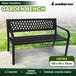 Buy Wallaroo Steel Outdoor Garden Bench - Lattice discounted | Products On Sale Australia