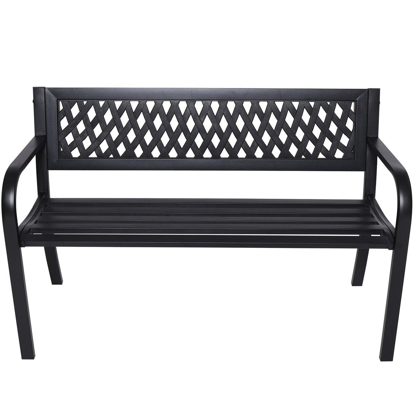 Buy Wallaroo Steel Outdoor Garden Bench - Lattice discounted | Products On Sale Australia