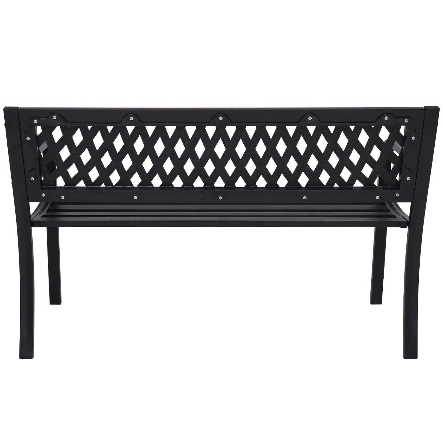 Buy Wallaroo Steel Outdoor Garden Bench - Lattice discounted | Products On Sale Australia