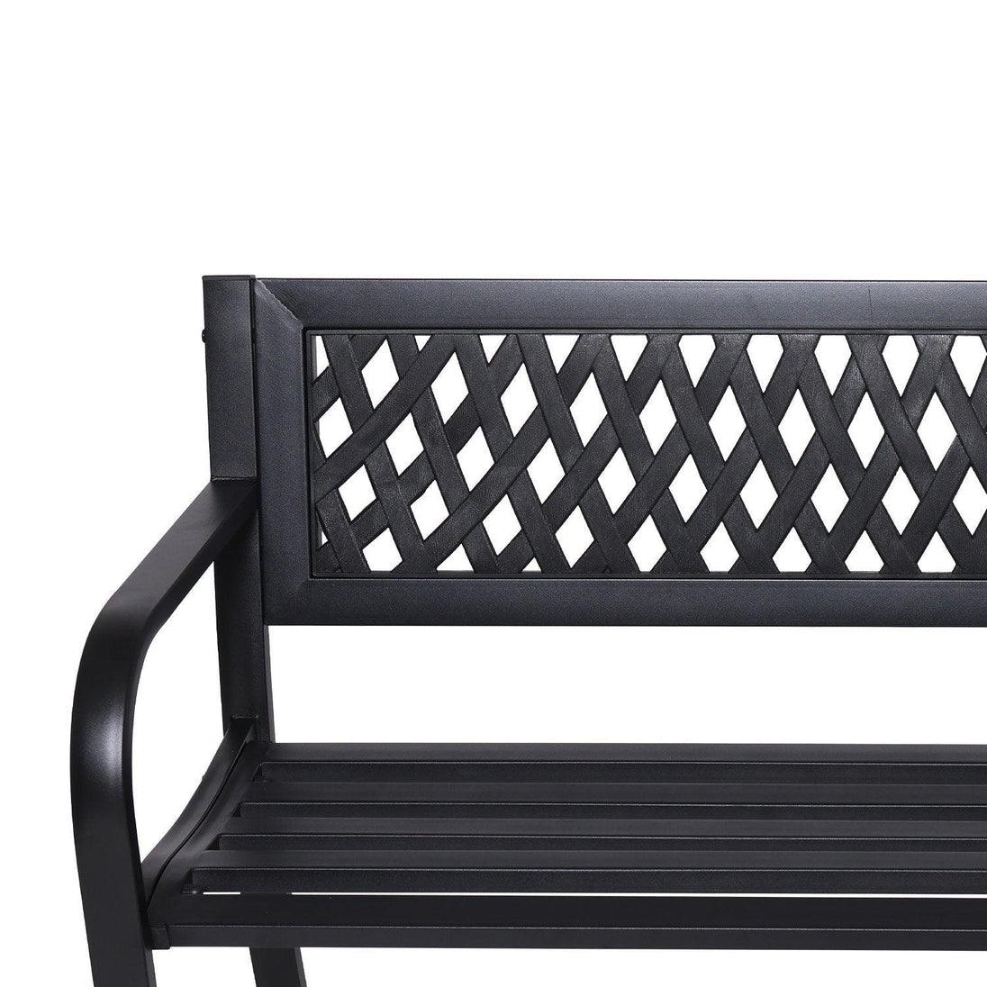 Buy Wallaroo Steel Outdoor Garden Bench - Lattice discounted | Products On Sale Australia