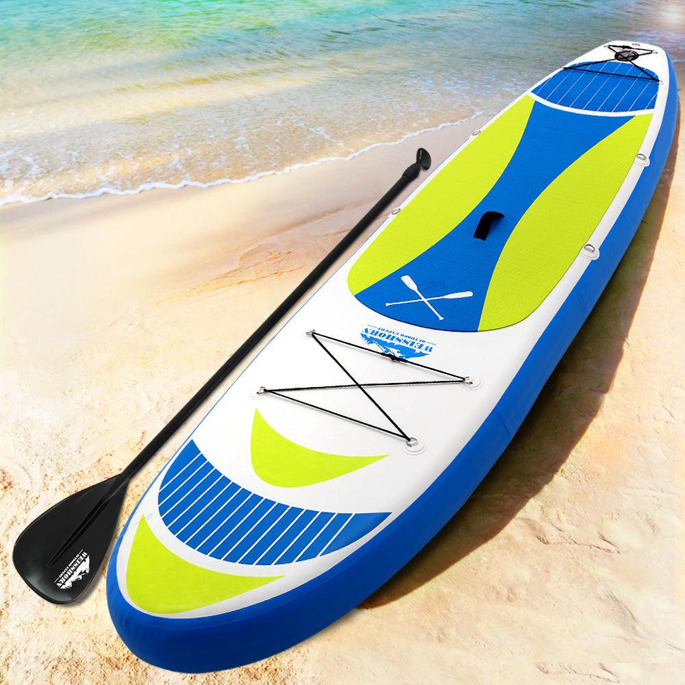 Buy Weisshorn Stand Up Paddle Board 11ft Inflatable SUP Surfboard Paddleboard Kayak Surf Yellow discounted | Products On Sale Australia