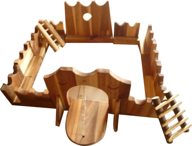 Buy Wooden jumbo castle building set discounted | Products On Sale Australia