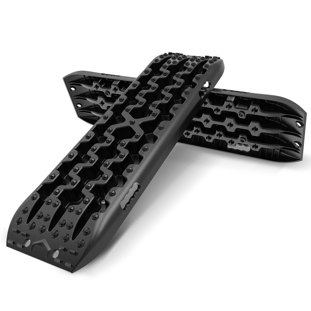 Buy X-BULL 2PCS Recovery Tracks Boards Snow Tracks Mud tracks 4WD With 4PC mounting bolts Black discounted | Products On Sale Australia