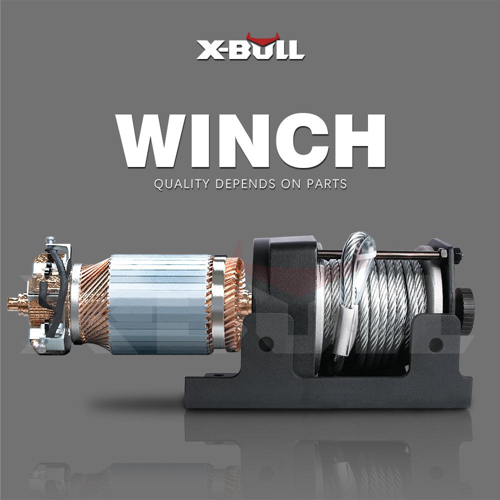 Buy X-BULL Electric Winch 3000LBS 12V Steel Cable Wireless Remote ATV UTV 4WD BOAT 20 Units discounted | Products On Sale Australia