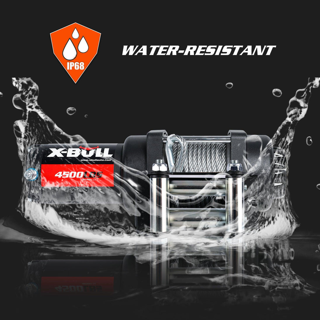 Buy X-BULL Electric Winch 4500LBS/2041KG Steel Cable Wireless Remote Boat ATV 4WD discounted | Products On Sale Australia