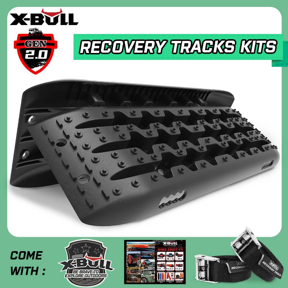 Buy X-BULL KIT1 Recovery track Board Traction Sand trucks strap mounting 4x4 Sand Snow Car BLACK discounted | Products On Sale Australia