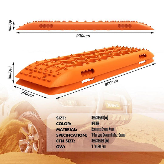 Buy X-BULL KIT1 Recovery track Board Traction Sand trucks strap mounting 4x4 Sand Snow Car discounted | Products On Sale Australia