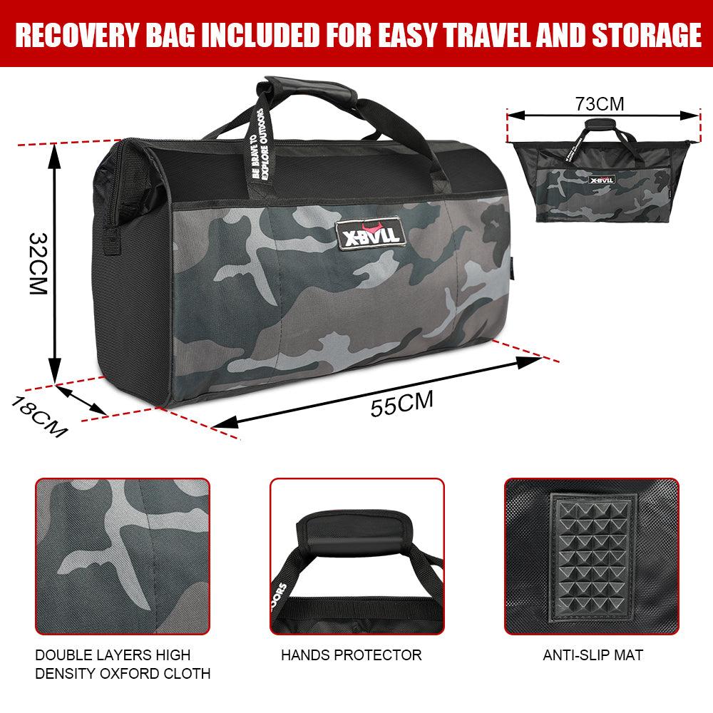 Buy X-BULL Recovery Kit 4X4 Off-Road Kinetic Rope Snatch Strap Winch Damper 4WD13PCS discounted | Products On Sale Australia